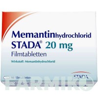 МЕМАНТИНГИДРОХЛОРИД (MEMANTINHYDROCHLORID) 20 мг таблетки 98 шт - Мемантин STADAPHARM