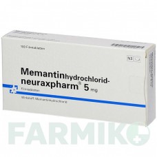 МЕМАНТИНГИДРОХЛОРИД (MEMANTINHYDROCHLORID) 5 мг таблетки 100 шт - Мемантин NEURAXPHARM