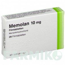 МЕМОЛАН (MEMOLAN) 10 мг таблетки 28 шт - Мемантин G.L.PHARMA