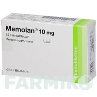 МЕМОЛАН (MEMOLAN) 10 мг таблетки 42 шт - Мемантин G.L.PHARMA