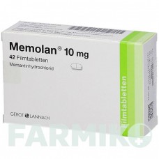 МЕМОЛАН (MEMOLAN) 10 мг таблетки 42 шт - Мемантин G.L.PHARMA