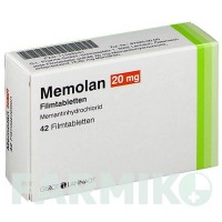 МЕМОЛАН (MEMOLAN) 20 мг таблетки 42 шт - Мемантин G.L.PHARMA