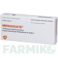 МЕНДЖУГАТ (MENJUGATE) 10 мкг суспензия 1x0,5 мл - Менингококковый С антиген ORIFARM