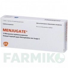 МЕНДЖУГАТ (MENJUGATE) 10 мкг суспензия 1x0,5 мл - Менингококковый С антиген ORIFARM