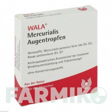 МЕРКУРИАЛИС АУГЕНТРОПФЕН (MERCURIALIS AUGENTROPFEN) глазные капли 5x0,5 мл - Гомеопатия WALA HEILMITTEL