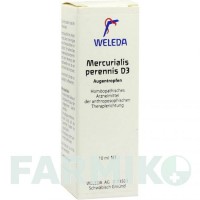 МЕРКУРИАЛИС ПЕРЕННИС (MERCURIALIS PERENNIS) D 3 глазные капли 10 мл - Гомеопатия WELEDA