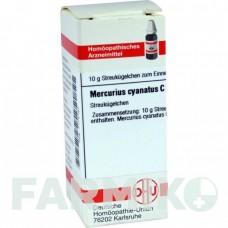 МЕРКУРИУС ЦИАНАТУС (MERCURIUS CYANATUS) C 30 глобули 10 г - Гомеопатия DHU