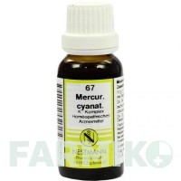 МЕРКУРІУС ЦІАНАТУС (MERCURIUS CYANATUS) розчин 20 мл - Гомеопатія NESTMANN PHARMA