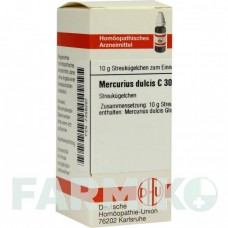 МЕРКУРИУС ДУЛЬЦИС (MERCURIUS DULCIS) C 30 глобули 10 г - Гомеопатия DHU