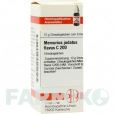 МЕРКУРИУС ЙОДАТУС (MERCURIUS JODATUS) C 200 глобули 10 г - Гомеопатия DHU