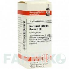 МЕРКУРИУС ЙОДАТУС (MERCURIUS JODATUS) D 30 глобули 10 г - Гомеопатия DHU