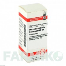 МЕРКУРИУС СОЛЮБИЛИС (MERCURIUS SOLUBILIS) D 30 глобули 10 г - Гомеопатия DHU