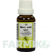 МЕРКУРИУС СУБЛИМАТУС (MERCURIUS SUBLIMATUS) раствор 20 мл - Гомеопатия NESTMANN PHARMA