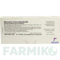 МЕРКУРИУС ВИВУС (MERCURIUS VIVUS) D 6 ампулы 8x1 мл - Гомеопатия WELEDA