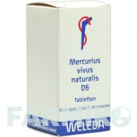 МЕРКУРИУС ВИВУС (MERCURIUS VIVUS) D 6 таблетки 80 шт - Гомеопатия WELEDA