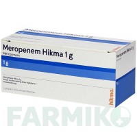 МЕРОПЕНЕМ (MEROPENEM) 1 г порошок 10 шт - Меропенем HIKMA