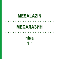 МЕСАЛАЗИН (MESALAZIN) 1 г піна 70 г - Месалазин EURIMPHARM