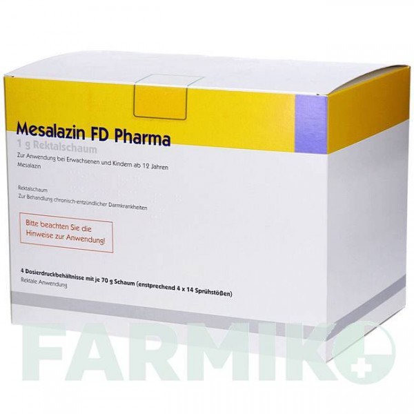 МЕСАЛАЗИН (MESALAZIN) 1 г пена 70 г - Месалазин FD PHARMA