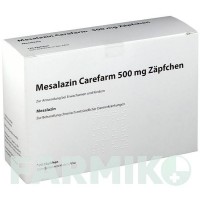 МЕСАЛАЗИН (MESALAZIN) 500 мг супозиторії 120 шт - Месалазин 1 0 1 CAREFARM