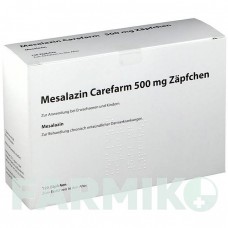 МЕСАЛАЗИН (MESALAZIN) 500 мг супозиторії 120 шт - Месалазин 1 0 1 CAREFARM