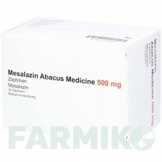МЕСАЛАЗИН (MESALAZIN) 500 мг супозиторії 30 шт - Месалазин ABACUS MEDICINE