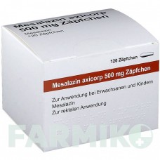МЕСАЛАЗИН (MESALAZIN) 500 мг супозиторії 30 шт - Месалазин AXICORP PHARMA