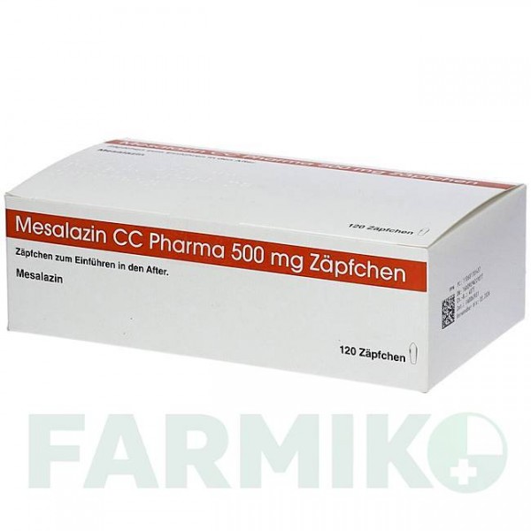 МЕСАЛАЗИН (MESALAZIN) 500 мг суппозитории 30 шт - Месалазин CC PHARMA