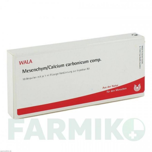 МЕЗЕНХИМ КАЛЬЦИУМ (MESENCHYM CALCIUM) ампулы 10x1 мл - Гомеопатия WALA HEILMITTEL