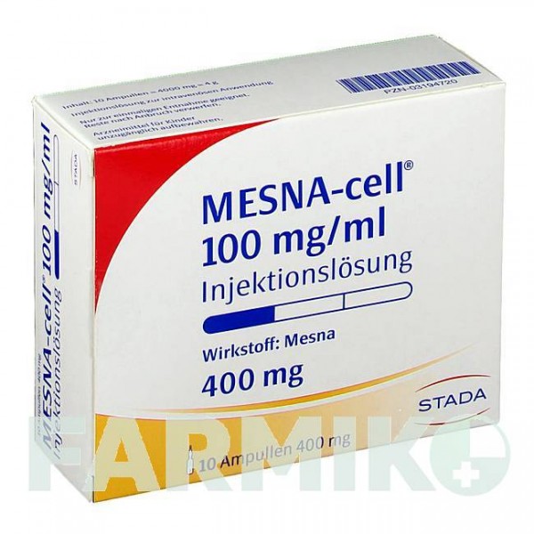 МЕСНА (MESNA) 100 мг/мл 400 мг раствор 10 шт - Месна STADAPHARM