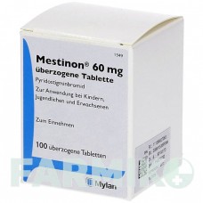 МЕСТИНОН (MESTINON) 60 мг таблетки 100 шт - Пиридостигмин CC PHARMA
