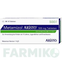 МЕТАМИЗОЛ (METAMIZOL) 500 мг таблетки 10 шт - Метамизол натрия ARISTO PHARMA