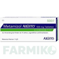 МЕТАМІЗОЛ (METAMIZOL) 500 мг таблетки 20 шт - Метамізол натрію ARISTO PHARMA