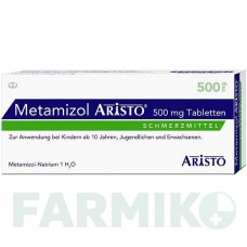 МЕТАМІЗОЛ (METAMIZOL) 500 мг таблетки 20 шт - Метамізол натрію ARISTO PHARMA