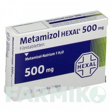 МЕТАМІЗОЛ (METAMIZOL) 500 мг таблетки 20 шт - Метамізол натрію HEXAL