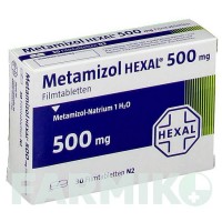 МЕТАМІЗОЛ (METAMIZOL) 500 мг таблетки 30 шт - Метамізол натрію HEXAL