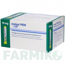 МЕТЕКС (METEX) 10 мг ( 50 мг/мл ) раствор 12 шт - Метотрексат MEDAC