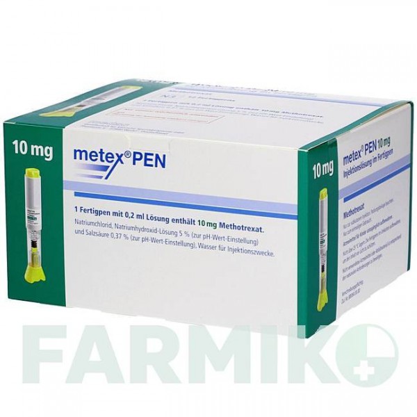 МЕТЕКС (METEX) 10 мг ( 50 мг/мл ) розчин 12 шт - Метотрексат MEDAC