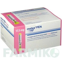 МЕТЕКС (METEX) 17,5 мг ( 50 мг/мл ) раствор 12 шт - Метотрексат MEDAC