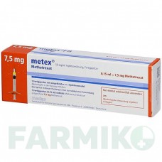 МЕТЕКС (METEX) 7,5 мг ( 50 мг/мл ) раствор 1 шт - Метотрексат MEDAC