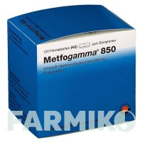 МЕТФОГАММА (METFOGAMMA) 850 мг таблетки 120 шт - Метформін AAA - PHARMA