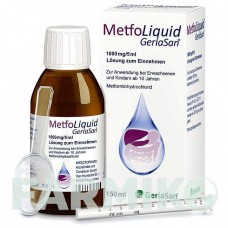 МЕТФОЛИКВИД (METFOLIQUID) 1000 мг/5 мл раствор 150 мл - Метформин INFECTOPHARM