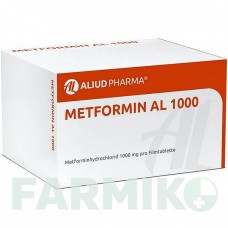 МЕТФОРМИН (METFORMIN) 1000 таблетки 120 шт - Метформин ALIUD PHARMA