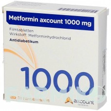 МЕТФОРМИН (METFORMIN) 1000 мг таблетки 30 шт - Метформин AXCOUNT GENERIKA