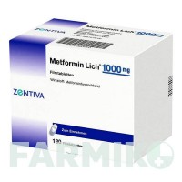 МЕТФОРМІН (METFORMIN) 1000 мг таблетки 180 шт - Метформін ZENTIVA
