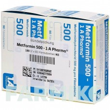 МЕТФОРМИН (METFORMIN) 500 таблетки 180 шт - Метформин 1 A PHARMA