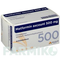 МЕТФОРМІН (METFORMIN) 500 мг таблетки 120 шт - Метформін AXCOUNT GENERIKA