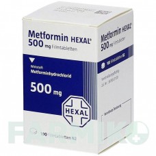 МЕТФОРМИН (METFORMIN) 500 мг таблетки 100 шт - Метформин HEXAL