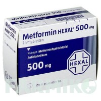 МЕТФОРМІН (METFORMIN) 500 мг таблетки 120 шт - Метформін HEXAL