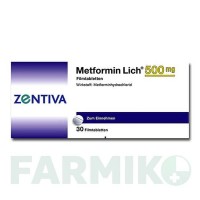 МЕТФОРМИН (METFORMIN) 500 мг таблетки 30 шт - Метформин ZENTIVA