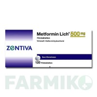 МЕТФОРМІН (METFORMIN) 500 мг таблетки 120 шт - Метформін ZENTIVA